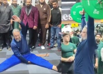 AIMIM प्रमुख असदुद्दीन ओवैसी का जिम में वर्कआउट करते हुए सामने आया VIDEO, दिखा अलग अंदाज