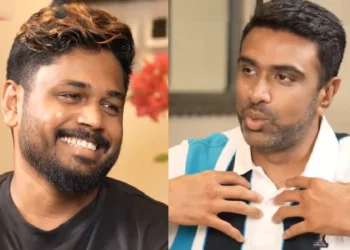 r ashwin reaction on leaving csk sanju samson cant stop laughing video