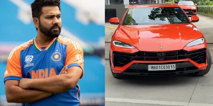 rohit sharma lamborghini urus 3015 special number know three connection