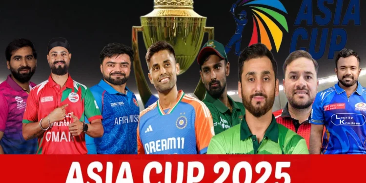 t20 asia cup 2025 all 8 teams full squad india pakistan afghanistan