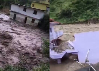 VIDEO: उत्तराखंड में फिर मची तबाही, चमोली में 2 जगहों पर फटा बादल, 6 घर ध्वस्त, 7 लोग लापता