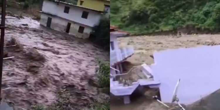 VIDEO: उत्तराखंड में फिर मची तबाही, चमोली में 2 जगहों पर फटा बादल, 6 घर ध्वस्त, 7 लोग लापता