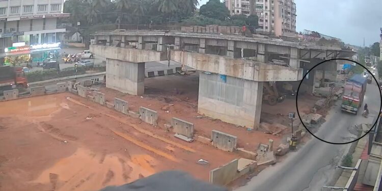 बाइक सवार को 100 मीटर तक घसीटते हुए ले गया ट्रक, सिर बुरी तरह कुचला; हैरान कर देने वाला वीडियो