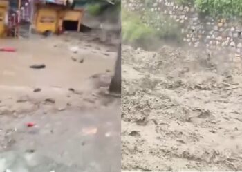 उत्तराखंडः उत्तरकाशी के नौगांव में फटा बादल, कई घरों में पहुंचा मलबा, बह गए वाहन; सामने आया वीडियो