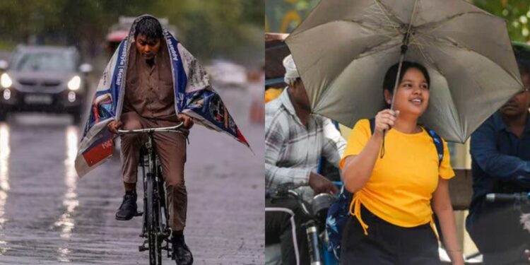 आज का मौसम: मुंबई के कई इलाकों में लगातार रुक-रुककर बारिश, दिल्ली-NCR के भी हालात जानिए