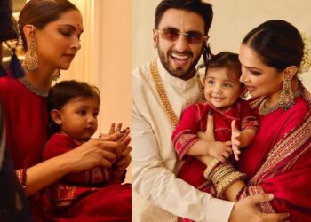 Deepika Padukone-Ranveer Singh gave the first glimpse of their daughter dua padukone singh | दीपिका पादुकोण-रणवीर सिंह ने दिखाई बेटी की पहली झलक: दिवाली पर कई तस्वीरें शेयर कीं, कपल के बचपन से हुई तुलना, पहले भी वायरल हुआ था वीडियो