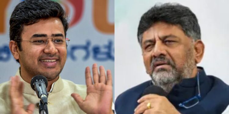 “43000 करोड़ की टनल सिर्फ शादी कराने के लिए बना रहे”, DK शिवकुमार पर तेजस्वी सूर्या का तीखा हमला