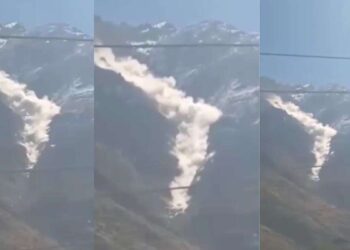 VIDEO: चमोली में हादसा, कुबेर पर्वत पर टूटा ग्लेशियर; मची अफरा-तफरी