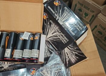 पटाखों की अवैध तस्करी का भंडाफोड़, करीब 5 करोड़ के चाइनीज पटाखे के साथ एक गिरफ्तार