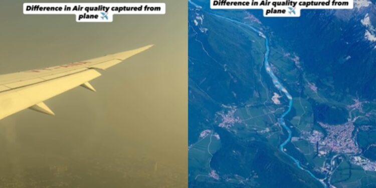 “8K से 90s कैमरा क्वालिटी”, वायरल VIDEO में विमान से विएना और दिल्ली के बीच AQI में दिखाया गया चौंकाने वाला अंतर