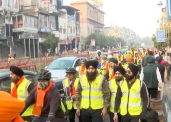 गुरु तेग बहादुर के 350वें शहीदी दिवस पर 500 किमी लंबी साइकिल यात्रा, दिल्ली के चांदनी चौक से अमृतसर पहुंचे 250 लोग