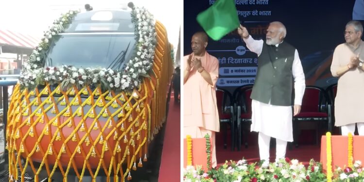 देश को बड़ी सौगात! पीएम मोदी ने एक साथ 4 नई वंदे भारत ट्रेनों को दिखाई हरी झंडी, देखें किन रूट्स पर दौड़ेगी नई ट्रेनें