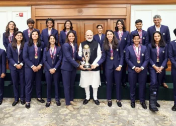 cricket is the lifeblood of india pm modi meets world cup winning women team says country proud