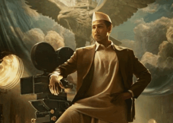 Tamannaah Bhatia will play the role of V. Shantaram’s wife. | वी. शांताराम की बायोपिक से तमन्ना का लुक आया सामने: साड़ी में दिखीं एक्ट्रेस, फिल्म में निभा रही हैं फिल्ममेकर की पत्नी जयश्री का रोल