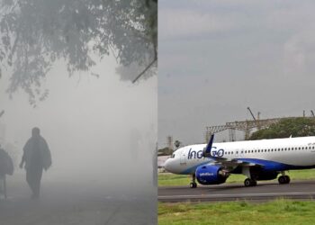 दिल्ली में घने कोहरे के चलते विजिबिलिटी बेहद कम, एयरलाइंस ने जारी की एडवाइजरी