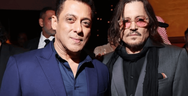 Salman Khan met Hollywood star Johnny Depp AT red sea film festival | सलमान खान ने की हॉलीवुड स्टार जॉनी डेप से मुलाकात: रेड सी फिल्म फेस्टिवल में अवॉर्ड प्रेजेंटर भी बने, आलिया भट्ट भी हुईं शामिल; देखिए तस्वीरें