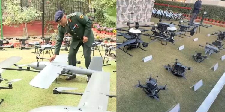 विराट, त्रिशूल और वज्र…, भारत ने दिखाई लड़ाकू ड्रोन्स की ताकत, देखें Video