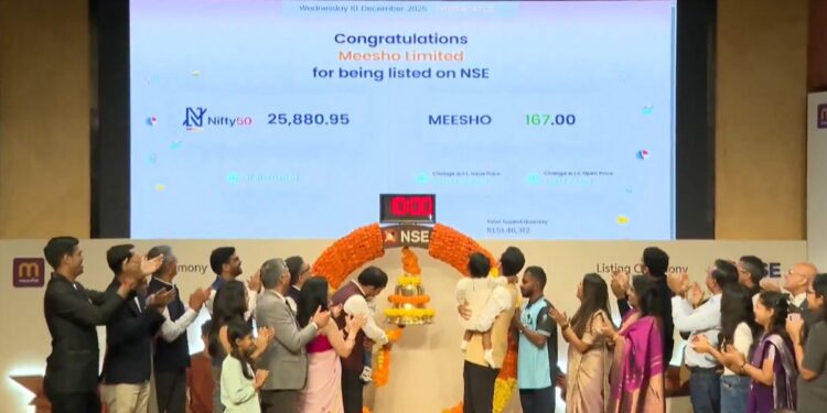 Meesho ने किया कमाल! मार्केट में कदम रखते ही शेयर 46% उछले, लिस्टिंग पर ही मालामाल हुए निवेशक