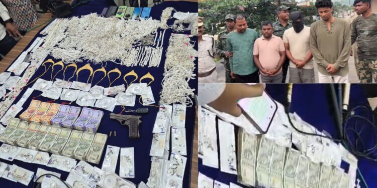 पड़ोसी दुकानदार के बढ़ते बिजनेस से जलता था शख्स, करवा दी करोड़ों की लूट, करीब 79 लाख रुपए का माल बरामद