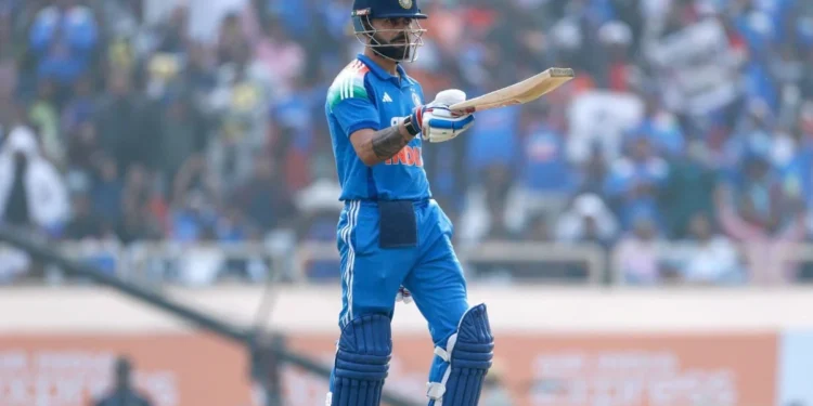 Raipur ODI में विराट कोहली का 53वां शतक, रुतुराज के साथ 195 रन की साझेदारी ने संभाली भारतीय पारी