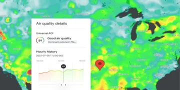 before leaving home check the air quality google maps will show you the aqi of your city
