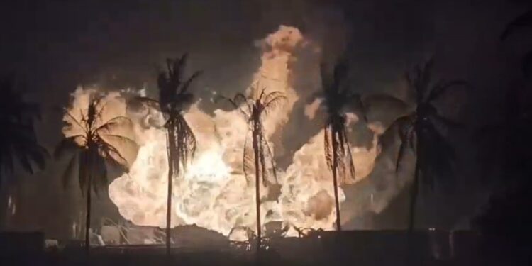 ONGC गैस रिसाव से लगी आग का VIDEO आया सामने, उपमुख्यमंत्री ने जिला कलेक्टर और विधायक को दिए कड़े निर्देश