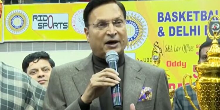 रजत शर्मा ने किया सीनियर राष्ट्रीय बास्केटबॉल चैंपियनशिप का उद्घाटन, खिलाड़ियों को किया संबोधित