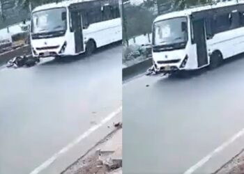 चलती बस के नीचे आया Zepto डिलीवरी बॉय, सिर कुचला और थम गईं सांसें; CCTV में कैद