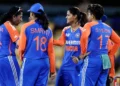 team indias dominance in adelaide defeating australia the girls won the t20 series 2 1