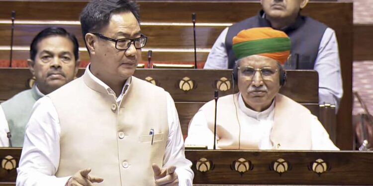 अब शनिवार और रविवार को संसद में कामकाज बंद, किरन रिजिजू ने बताया, रामनवमी की भी रहेगी छुट्टी