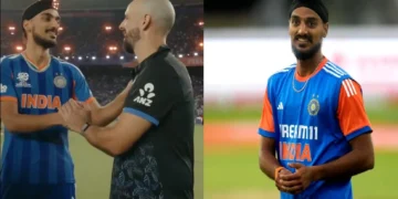 Arshdeep Singh पर ICC ने लगाया जुर्माना, फाइनल में डैरिल मिचेल को गेंद मारने की मिली सजा