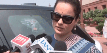 'सरके चुनर' गाने पर कंगना रनोट भड़कीं:नोरा फतेही-संजय दत्त पर फिल्माया विवादित सॉन्ग अश्लीलता के आरोपों के बाद यूट्यूब से हटाया गया