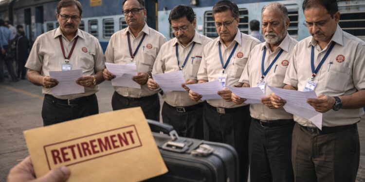 लापरवाही पड़ी भारी! भारतीय रेल ने 6 अधिकारियों को समय से पहले कर दिया रिटायर, सिस्टम में मचा हड़कंप