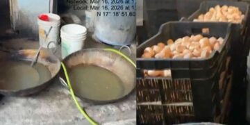 VIDEO: हैदराबाद में शौचालय के पास बनाया जा रहा था खाने-पीने का सामान, 2 लोग गिरफ्तार