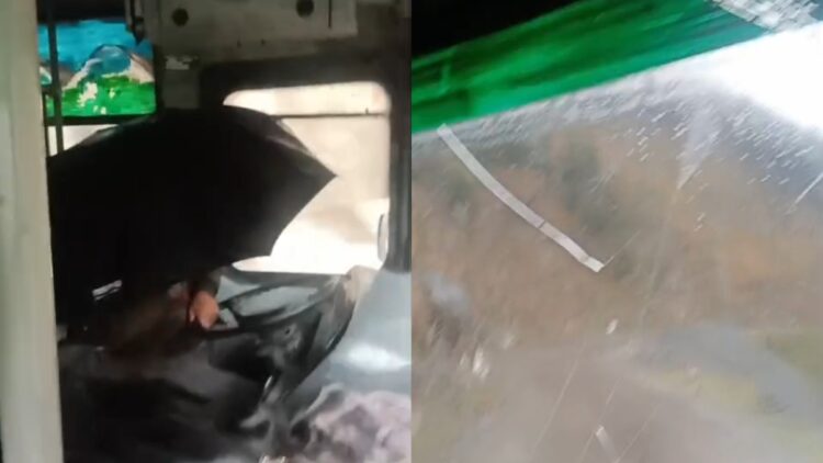 Video: बारिश में छाता लगाकर बस चला रहा HRTC ड्राइवर, यात्री ने वीडियो शेयर कर कहा- शर्मनाक