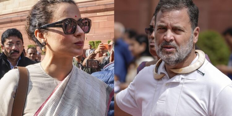 ‘टपोरी की तरह व्यवहार करते हैं राहुल गांधी, उन्हें अपनी बहन से सीखना चाहिए’, बोलीं कंगना रनौत