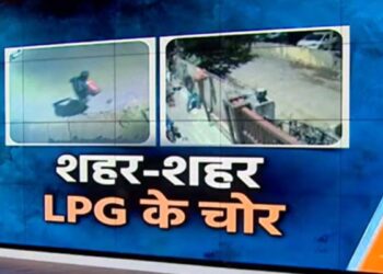 LPG cylinder theft, LPG cylinder theft India, gas cylinder news, Bhopal theft case, LPG संकट के बीच अब गैस सिलेंडर चुरा रहे चोर, रिटायर्ड जज के घर को भी नहीं बख्शा, देखें वीडियो