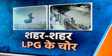 LPG cylinder theft, LPG cylinder theft India, gas cylinder news, Bhopal theft case, LPG संकट के बीच अब गैस सिलेंडर चुरा रहे चोर, रिटायर्ड जज के घर को भी नहीं बख्शा, देखें वीडियो