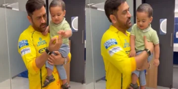 IPL 2026: सरफराज खान के बेटे के साथ मस्ती करते दिखे एमएस धोनी, वीडियो हो रहा वायरल