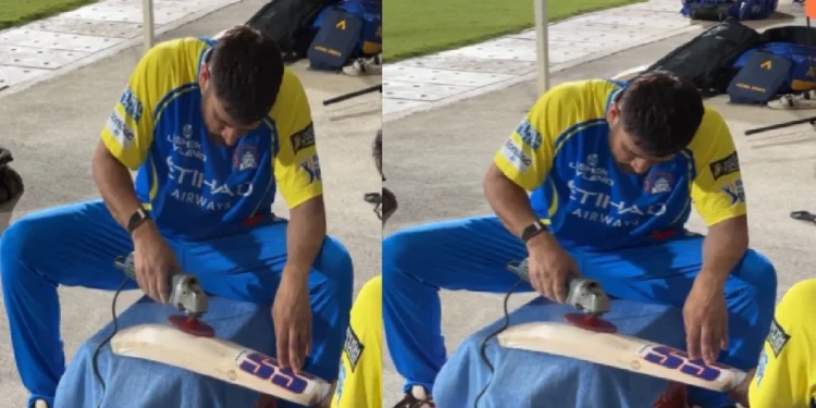 IPL 2026 के लिए जमकर तैयारी कर रहे हैं MS Dhoni, बल्ले पर धार देते हुए आए नजर- Video