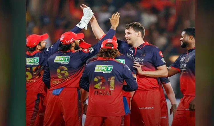 ipl 2026 rcb beat sunrisers hyderabad three big run chase record rajasthan royals