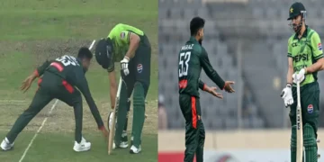 पाकिस्तान की इंटरनेशनल बेइज्जती, मेहदी हसन ने सलमान आगा को किया अनोखे तरीके से रन आउट- Video