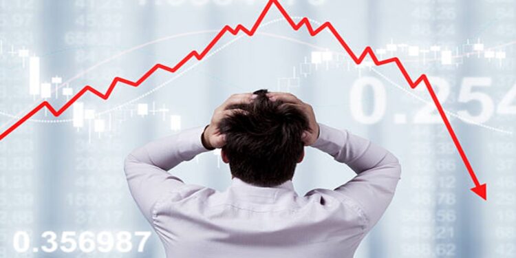 शेयर बाजार में जलजला, सेंसेक्स 2497 अंक लुढ़का, निफ्टी 23100 से फिसला, कई लाख करोड़ रुपये स्वाहा