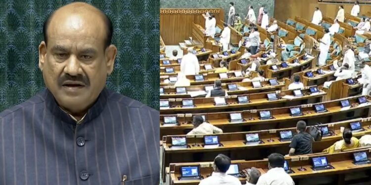 लोकसभा में वापस लौटे स्पीकर ओम बिरला, बोले- “किसी को नियम से परे जाकर बोलने का विशेषाधिकार नहीं”