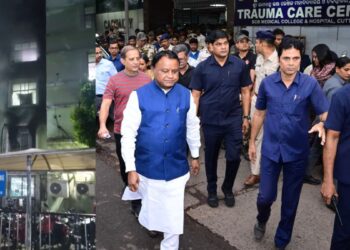 कटक के SCB मेडिकल कॉलेज में लगी भीषण आग, 10 लोगों की मौत; मौके पर पहुंचे CM मोहन माझी