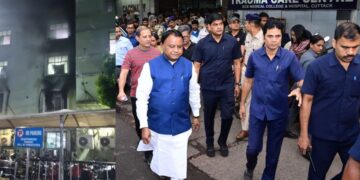 कटक के SCB मेडिकल कॉलेज में लगी भीषण आग, 10 लोगों की मौत; मौके पर पहुंचे CM मोहन माझी