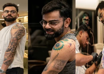 Virat Kohli ने बनवाया फुल स्लीव टैटू, झलकता है स्टार क्रिकेटर की जिंदगी का सफर