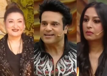 मामी सुनीता को देखते ही पैरों पर गिरे कृष्णा अभिषेक:देखकर रो पड़ीं पत्नी कश्मीरा शाह, गोविंदा पर दिए बयान से सालों बात बंद रही थी