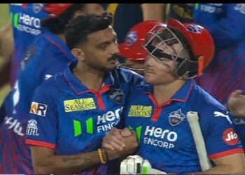axar patel consoles david miller after dc vs kkr match delhi capitals dressing room
