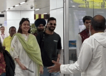 Virat Kohli, Anushka Sharma Visit Premanand Maharaj Ashram; Airport Meet